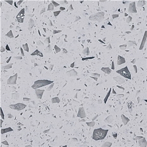 Silver Fleck Quartz/ Silver Diamond Quartz Stone