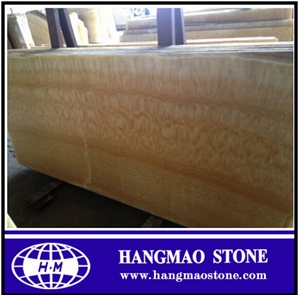 China Onyx with Own Blocks, China Yellow Onyx Slabs & Tiles