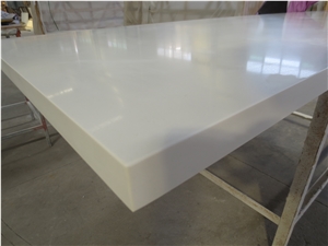 China White Artifical Quartz Stone Countertop,Chinese Manmade Countertop,Quartz Stone Table Top