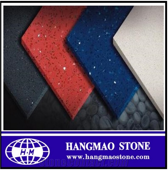 Chinese Multicolor Quartz Stone Tile & Slab Engineered Stone