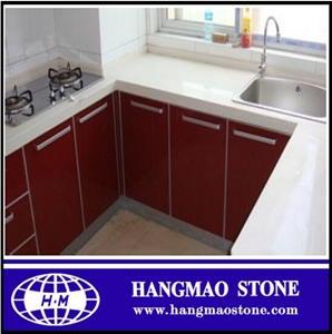 Chinese Quartz Stone Kitchen Countertop with Sink Cut Out