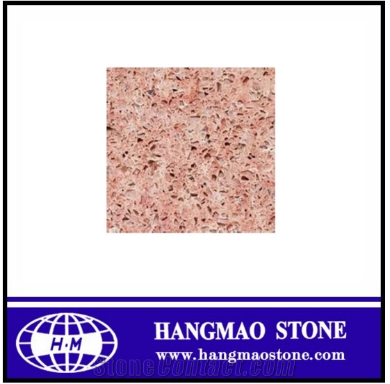 Decorative Beautiful Polished Pink Quartz Stone Tile & Slab
