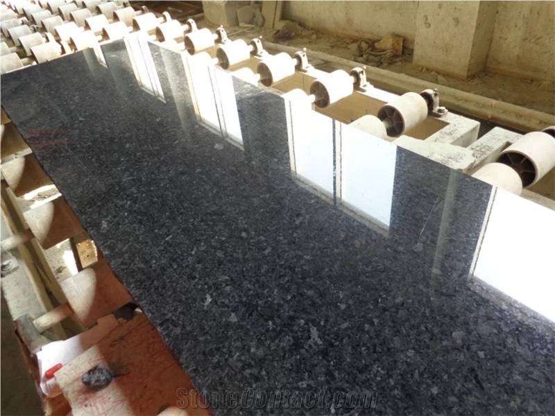 Factory Direct Polished Angola Black Granite Slabs