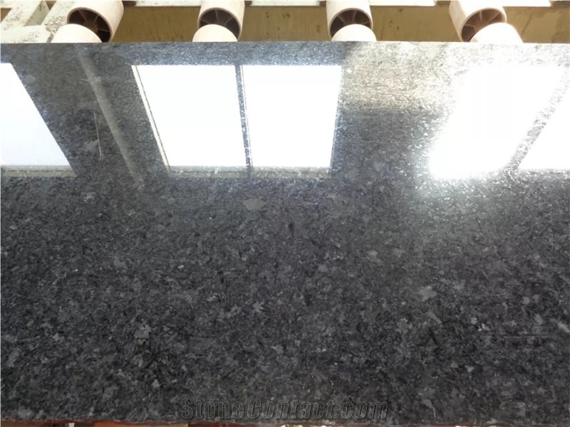 Factory Direct Polished Angola Black Granite Slabs