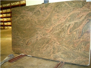 Indian Juparana Gold Granite Slabs, India Yellow Granite