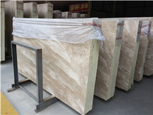 Polished Yellow Daino Reale Marble Slab, Italy Yellow Marble