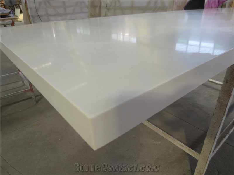 White Quartz Stone Kitchen Countertop,White Quartz Stone Table Top