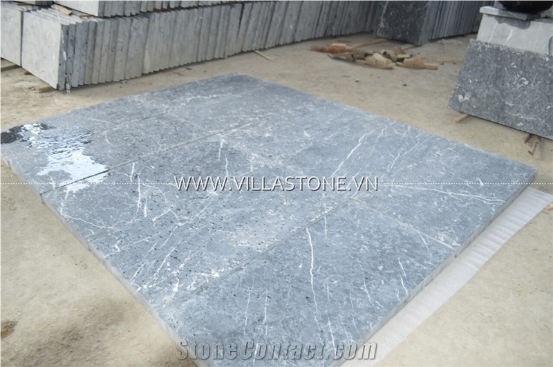 30x60 Vietnam Flamed and Brushed Blue Natural Bluestone