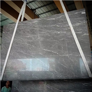 New Grey Marble Tile & Slab,Silver Gray Marble Slab