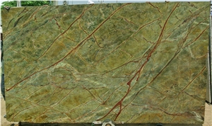 Rain Forest Green Marble Slab & Tile India Green Marble
