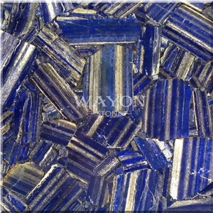 Blue Woodstone/Fossil Stone/Tiger Eyes Stone/Gemstone/Agate Semi Precious Stone Slabs and Tiles