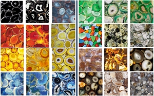 Colorful Gemstone, Precious Stone Slabs and Tiles,Woodstone,Agate Stone,Tiger Eyes Stone