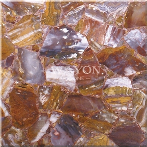 Natural Crystal Gemstone Tiles & Slabs, Semiprecious Stone