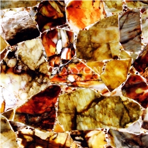 Natural Crystal Gemstone Tiles & Slabs/Semiprecious Stone