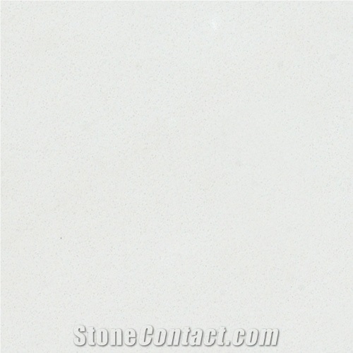 Pure White Quartz Stone Slab from China Wg025