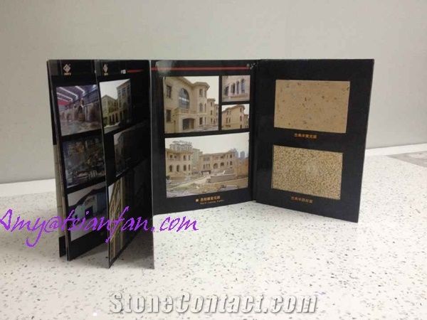 Cardboard+Eva Foam Marble Stone Sample Books