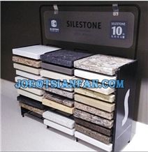 Counter display rack for quartz stone 
