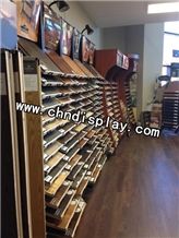 Flooring Wood tile display stand