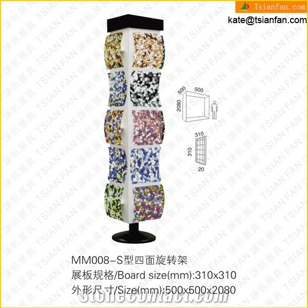 MM008 Favorable  Mosaic Stand Display In Showroom