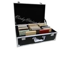 Quartz  stone exhibit display cases