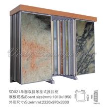 SD021 xiamen tsianfan Slab Stone Dispaly Stand rack