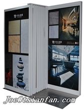 sliding slab display rack