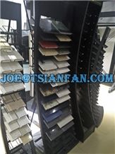 stone tile display stand/ stone display rack