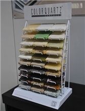 triple row counter display stand for quartz stone/ Tsianfan SR504-S