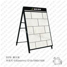 Wall stone tile display stand / Tsianfan 