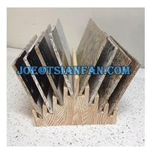 wood stone sample frame/ stone display frame