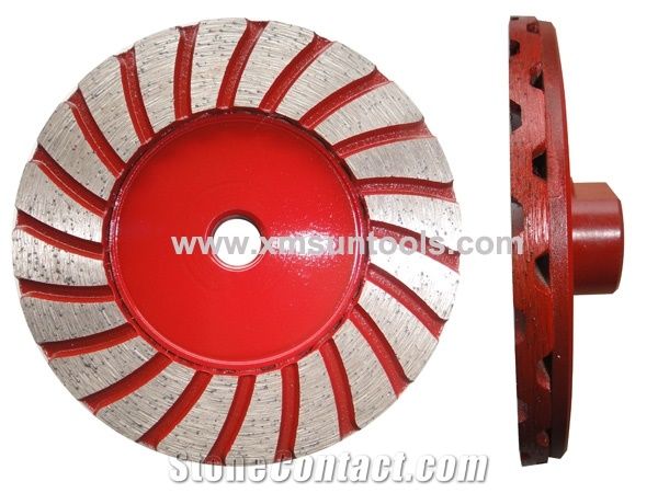 Double Layer Cup Wheels with Thicker Segments/Diamond Grinding Wheels for Granite,Marble/Stone Grinding Tools