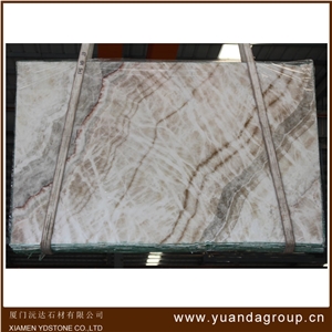 YUANDA Chinese Wooden Grain Natural Onyx Slabs