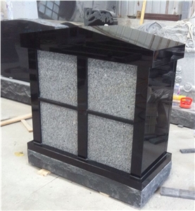 Shanxi Black Granite 4 Niche Columbarium