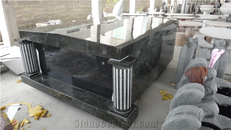 Shanxi Black Granite Mausoleum & Columbarium, Cemetery Crypts
