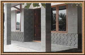 Andesit Lavastone Alor 1 Tiles & Slabs, Grey Basalt Floor Covering Tiles, Walling Tiles