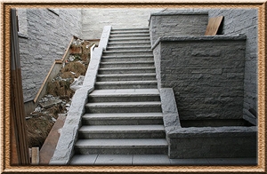 Andesit Lavastone Alor 7, Grey Basalt Walling Tiles, Covering Tiles