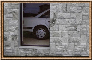 Palm Strip Sandstone Rta Tiles & Slabs, Grey Sandstone Floor Covering Tiles, Walling Tiles