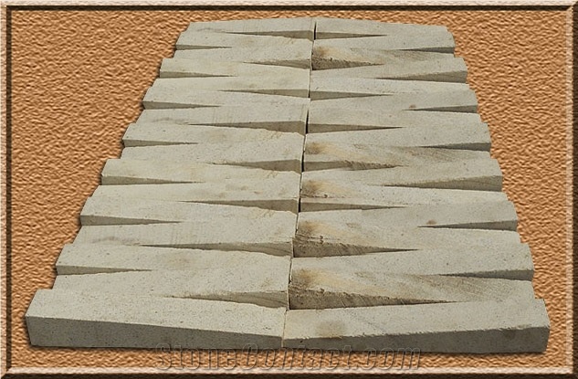 Sandstone Riven Walling Rtm