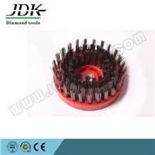 JDK Round Steel Antique Brush for Granite