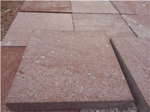 Dayang Red Granite Pavers China Red Granite Floor Covering Pavers