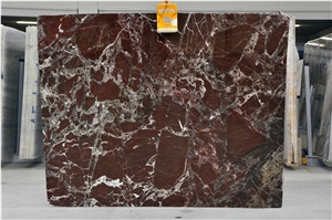 Rosso Lepanto marble tiles & slabs, red polished marble floor tiles, wall tiles