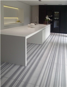 Striato Olimpico marble kitchen flooring tiles, grey marble floor tiles 