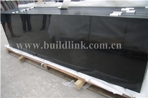 Absolutely Black Granite Wall and Floor Covering Tiles & Slab,Skirting,Nero Assoluto China Black Granite Slabs,Supreme Shanxi Black Granite,Grade-A,Good Quality