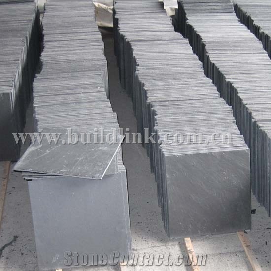 China Black Slate Tiles, Black Slate Flooring Tiles, Black Slate Flooring Tile on Sale