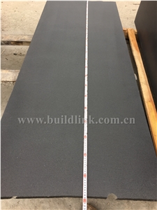 Hainan Dark Bluestone Without Cats Paws Honed Slabs, Hainan Black Basalt Honed Slabs, China Black Basalt, Black Basalt Honed Slabs