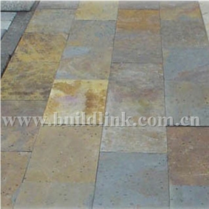 Rusty Slate Tiles, Slate Flooring Tiles, Slate Floor Tile on Sale, China Rusty Slate Tiles