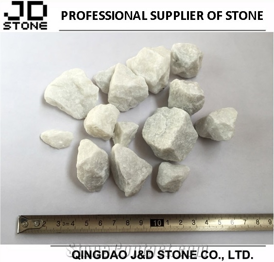 3-5 Snow White Landscaping Stone Chips