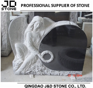 Cemetery Tombstones Angel Heart Monuments