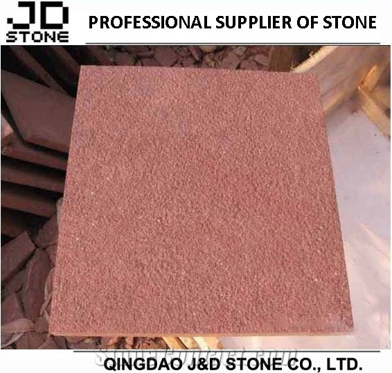 Cheap Red Sandstone Tiles, Red Sandstone Floor Covering