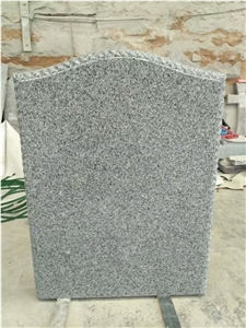 China North G603 White Sesame Grey Granite Tombstones Competitive Prices